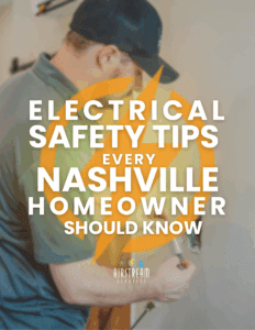 Electrical safety tips graphic for Nashville homeowners by Airstream Services